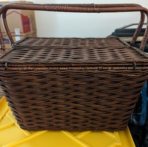 Crate and Barrel Picnic Basket
